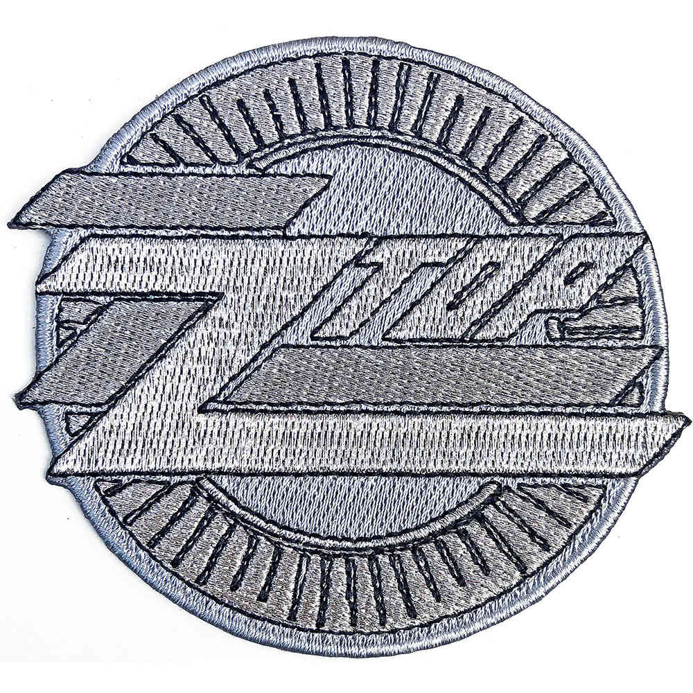 Zz Top Patch Metallic Logo Grau Attitude Deutschland